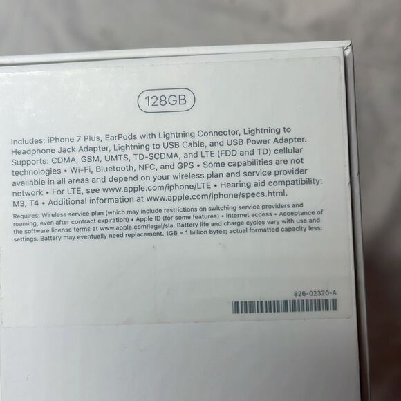 iPhone 7 Red 128 GB Box Only. - Picture 9 of 9